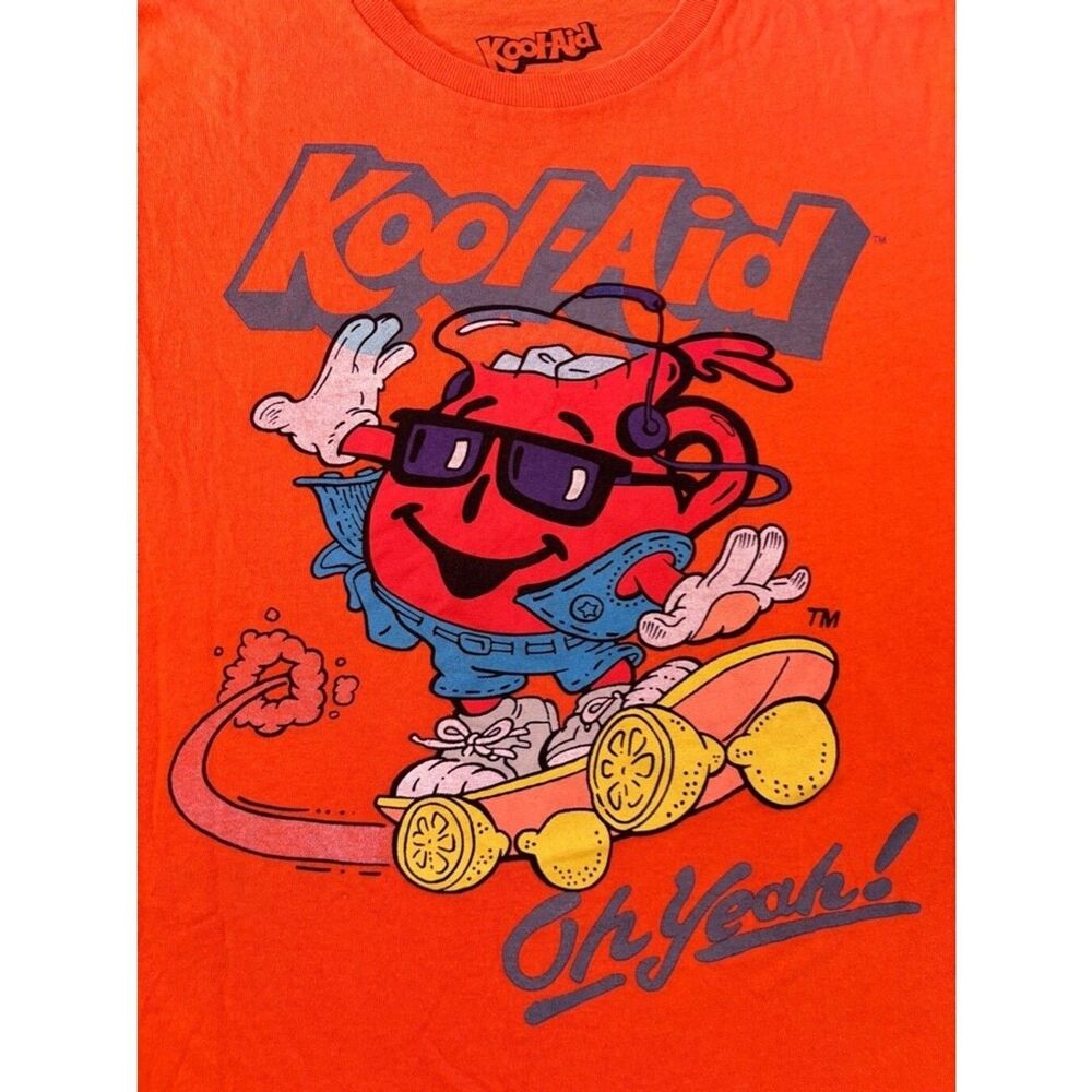 Kool-Aid "Oh Yeah!" Orange Graphic Tee - Men's, Size S